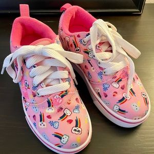 Pink Multicolor Girls Heelys